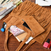 Camel leather leather handbag A4 Large L83 fringed