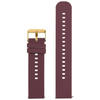 U27 rubber watch strap - purple/gold - 18mm