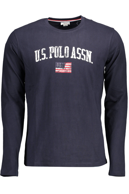 US POLO T-SHIRT LONG SLEEVE MAN BLUE