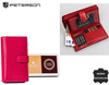 Leather wallet RFID PETERSON PTN RD-42-GCL