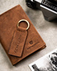 Leather wallet & key ring set PETERSON PTN SET-M-1542