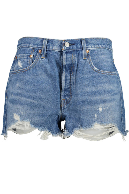 LEVI&#39;S JEANS SHORT WOMAN BLUE