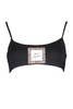 KARL LAGERFELD SWIMSUIT PARTS ABOVE WOMAN BLACK