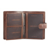 Mato Grosso Men's Leather Zipper Wallet with RFID