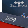 Meeste klassikaline nahast rahakott RFiD must Baltimore U91