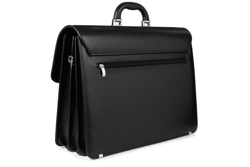 Black men's briefcase Beltimore briefcase elegant roomy W35