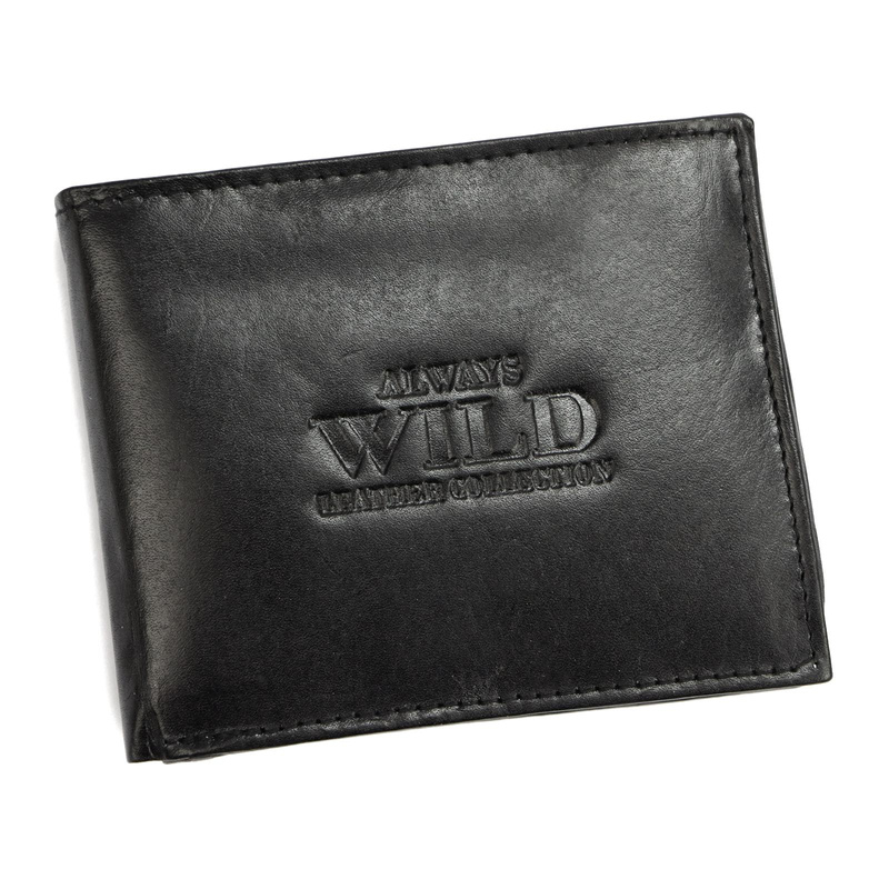 Men's genuine leather wallet Wild N0035-SCR RFID