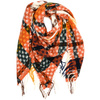 Orange Large Women's Cotton Warm Neck Scarf REC-81