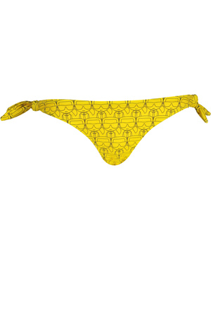 KARL LAGERFELD BEACHWEAR WOMEN&#39;S BOTTOM SWIMSUIT YELLOW