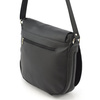 Spacious leather women's crossbody bag