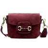 Suede elegant women's shoulder messenger bag