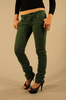 JOHN GALLIANO JEANS DENIM WOMAN GREEN