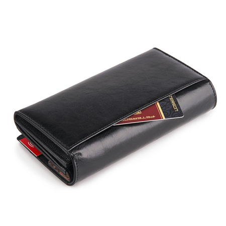 Women's genuine leather wallet Peterson PTN PL-411 MULTI