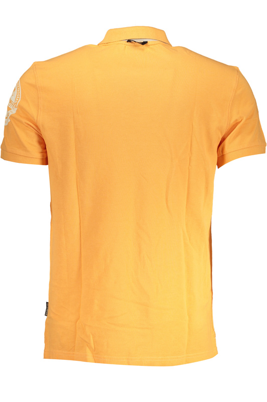 NAPAPIJRI MEN&#39;S ORANGE SHORT SLEEVED POLO SHIRT