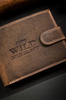 Kompakte Herren-Lederbrieftasche von Always Wild