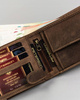 Leather wallet RFID PETERSON PTN 304PW-01 2-1-4 H