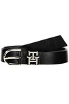 TOMMY HILFIGER LEATHER BELT WOMEN BLACK