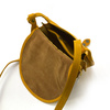 Small Leather Messenger Bag for Women in Retro Style