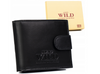 Zippered extended Wild leather men's wallet