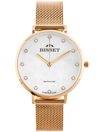 BISSET BSBF32 WOMEN'S WATCH (zb581g) - SAFETY GLASS