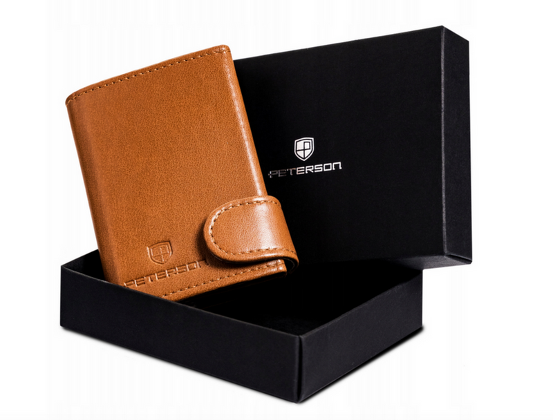 Leather wallet RFID PETERSON PTN 122611906