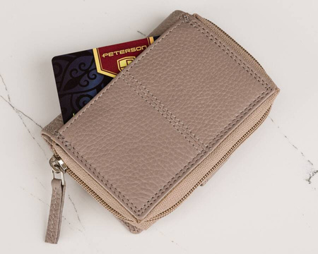 Leather bag+wallet PETERSON PTN  6104-DS