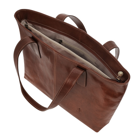 Elegante Damen-Shoppertasche aus Leder