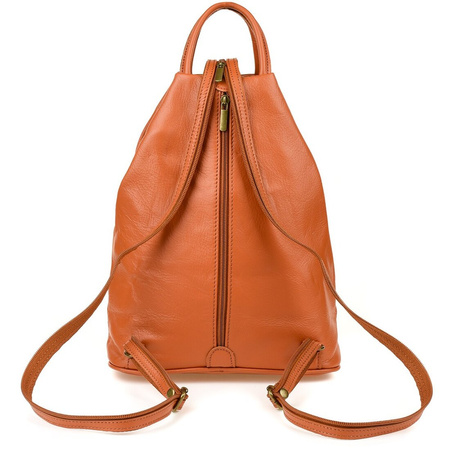 Spacious stylish leather shoulder bag and purse