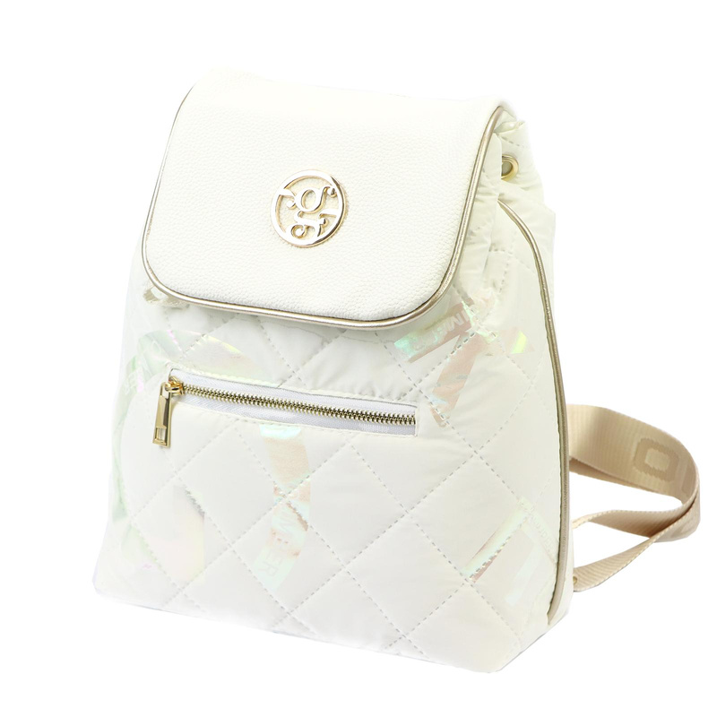 Damen Öko-Leder Rucksack Gregorio SK166 LIT HOLO GOLD