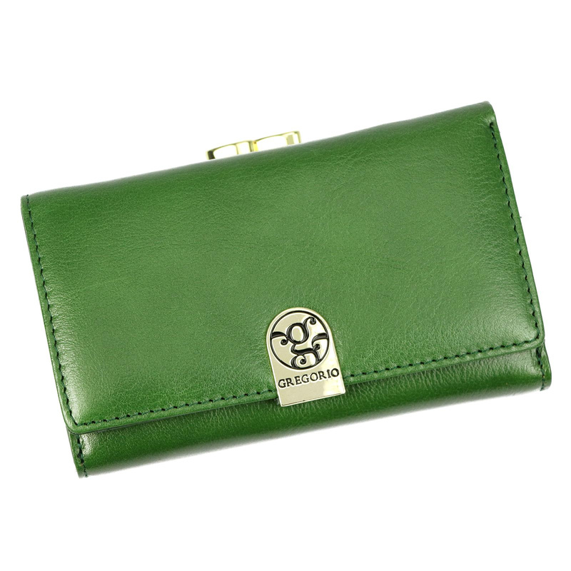 Elegant women's leather wallet by Gregorio