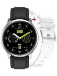 SMARTWATCH MĘSKI G. Rossi G.RSWSF1-3C1-1 silver/black + dodatkowy PASEK (sg003a)