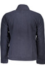 GIAN MARCO VENTURI MEN&#39;S BLUE ZIP SWEATSHIRT