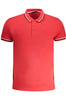 CAVALLI CLASS HERREN-KURZÄRMELIGES POLOSHIRT ROT