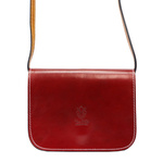 Leather elegant women's messenger bag by Florence