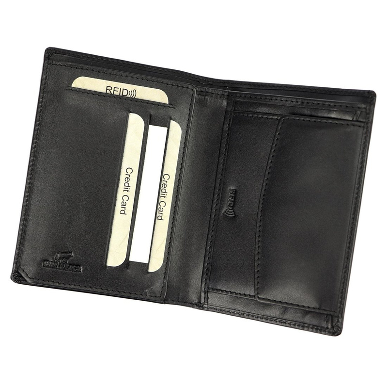 Roomy Leather Men's Wallet EL FORREST with RFID