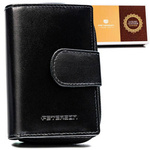 Leather wallet RFID PETERSON PTN RD-41-GCL