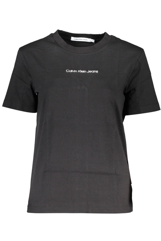 CALVIN KLEIN SCHWARZES DAMEN-KURZARM-T-SHIRT