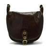 Small Leather Messenger Bag for Women in Retro Style