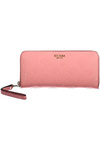 GUESS JEANS PINK WOMEN&#39;S WALLET