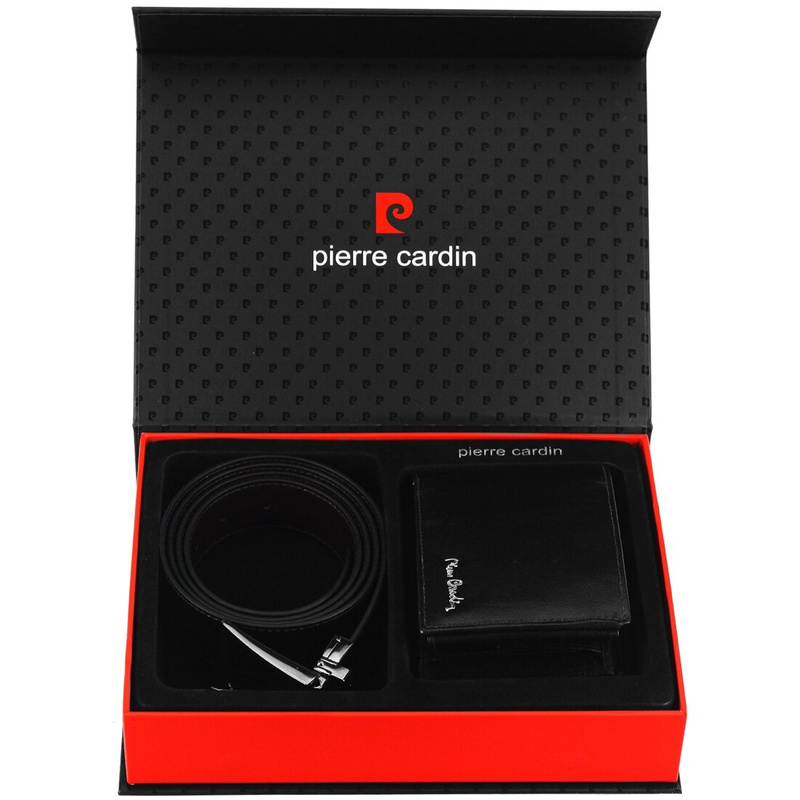 Men's genuine leather gift set Pierre Cardin ZG-124-BR