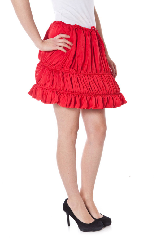 DENNY ROSE SHORT SKIRT WOMAN RED