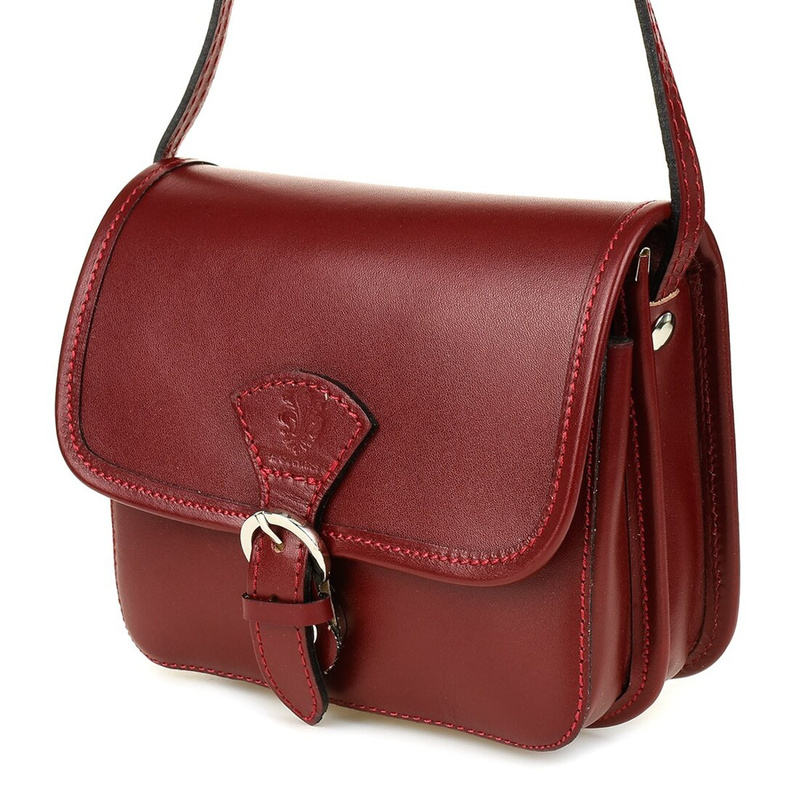 Burgundy beltimore women's leather small handbag K66