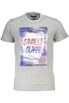 Men's cotton t-shirt with CAVALLI CLASS print