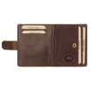 Leather men's card case by EL FORREST ` RFID