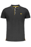 NORWAY 1963 MEN&#39;S BLACK SHORT SLEEVE POLO SHIRT