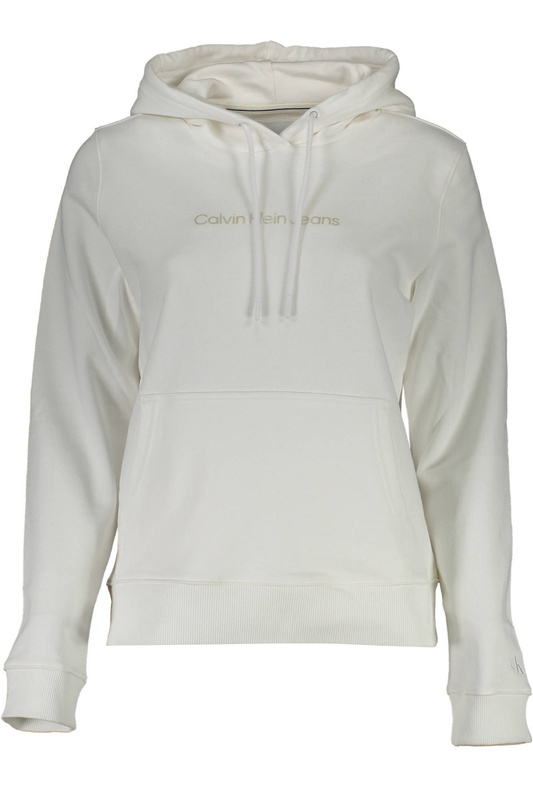 CALVIN KLEIN SWEATSHIRT WITHOUT ZIP WOMAN WHITE