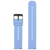 U27 rubber watch strap - light purple/black - 18mm