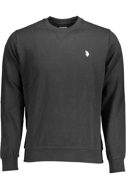 US POLO SWEATSHIRT WITHOUT ZIP BLACK MAN