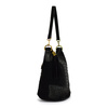 Spacious, stylish women's messenger bag in crocodile leather