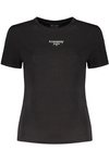 TOMMY HILFIGER DAMEN KURZARM T-SHIRT SCHWARZ